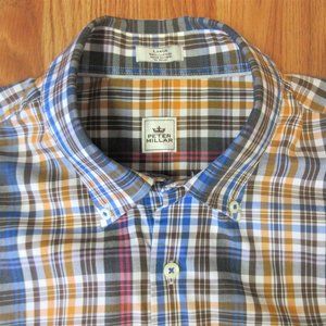 Peter Millar Multicolor Plaid Dress Shirt